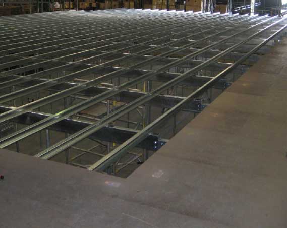 Our modular designed floors use high tensile steel. Meaning your floor will be strong and erected promptly.