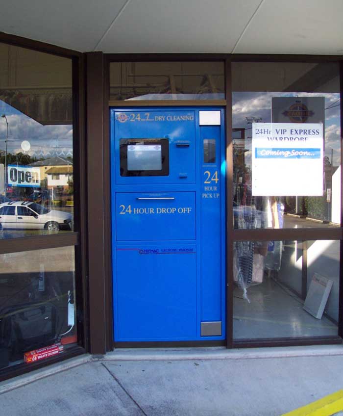 24-7 Electronic Valet is automatically locked after the customer has finished